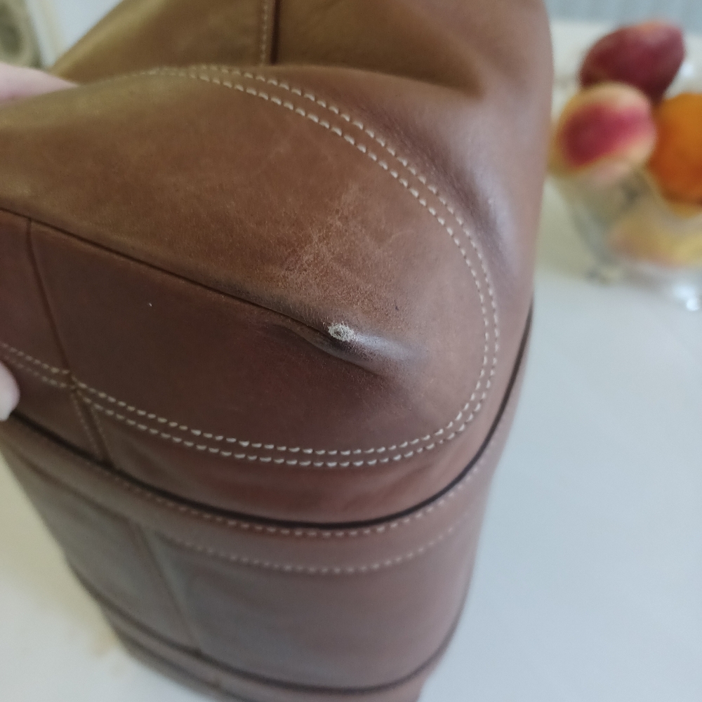 Vintage Leather Coach Bucket Bag Custom - Picture 11 of 16